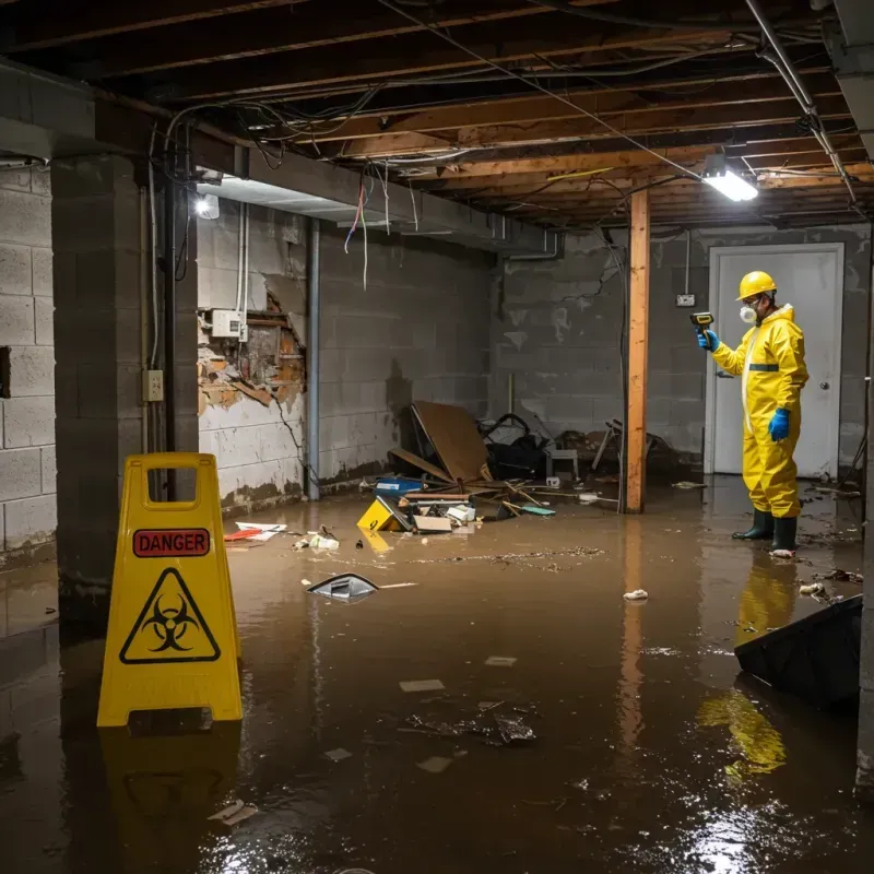 Flooded Basement Electrical Hazard in Thousand Oaks, CA Property